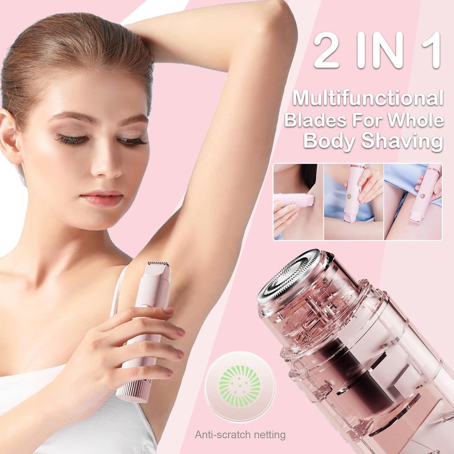 Rasoir Électrique 2-en-1 Pour Femme - GN