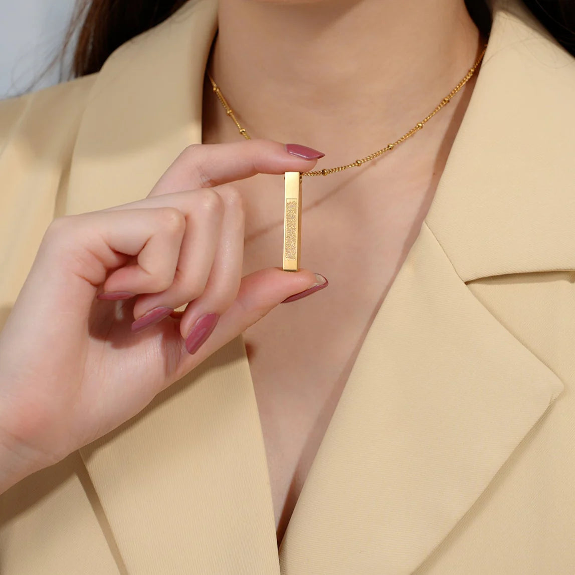 Ayatul Kursi Collier barre - GN