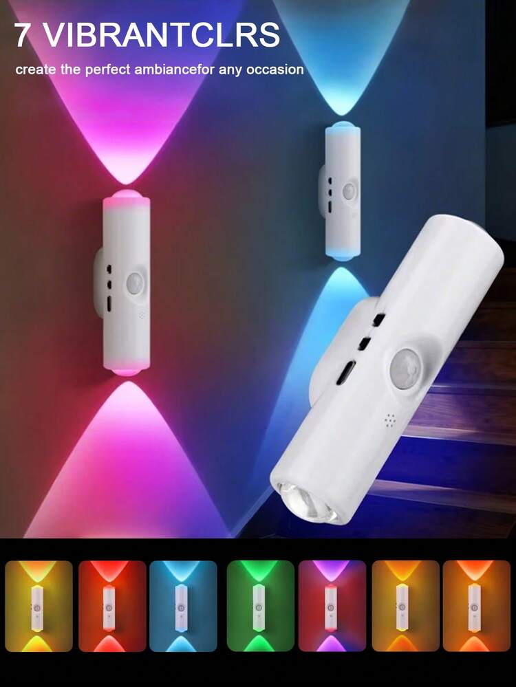 Lampe Détecteur Intelligente Multicolore