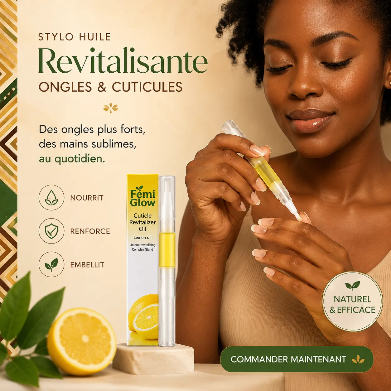 Stylo Huile Revitalisante pour Ongles et Cuticules