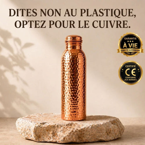 Gourde en Cuivre Purifie l’eau Naturellement