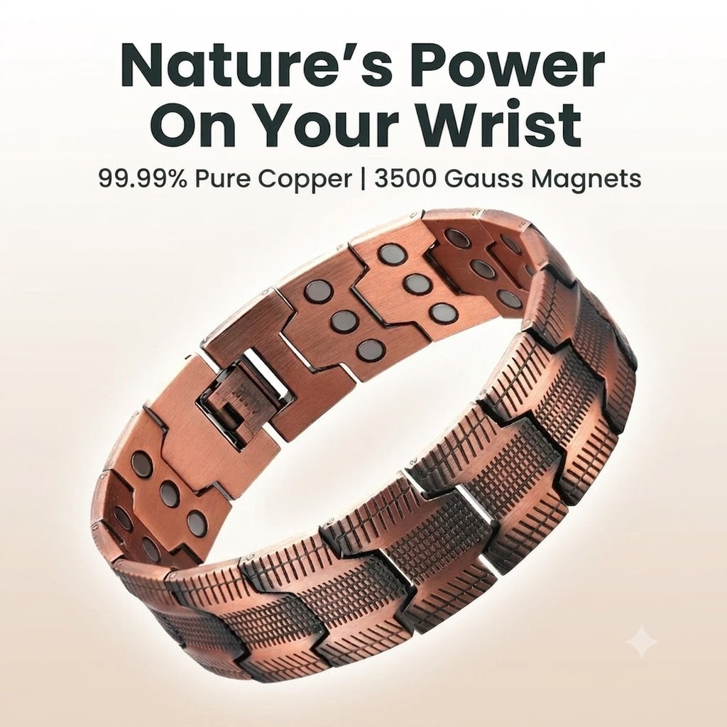 Bracelet Magnétique en Cuivre