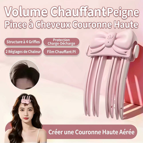 Peigne Chauffant Volumisant pour Racines
