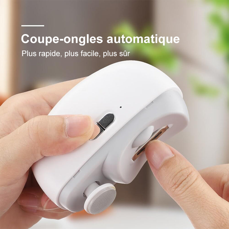Coupe-ongles & Polisseur Électrique 2-EN-1