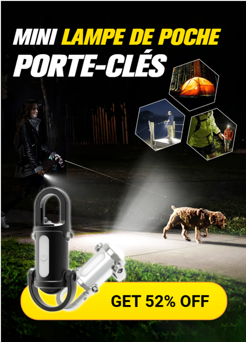 Mini Lampe de Poche Porte-Clés