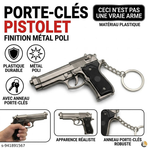 Modèle de Mini-Pistolet Porte-Clés
