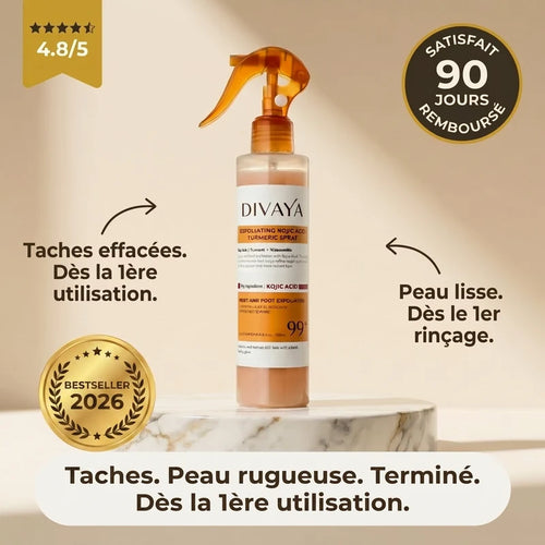 Spray Exfoliant au Curcuma